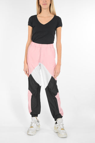 drawstring waist jogger pants with ankle elastic band