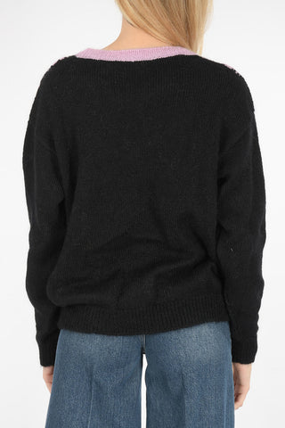 COUTURE! Embroidered Crew-neck sweater