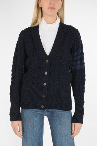 merino wool v-neck cardigan