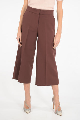 high-rise waist gaucho pants