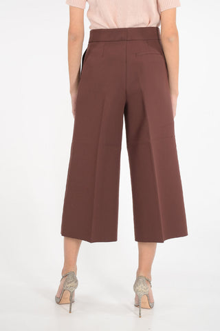 high-rise waist gaucho pants