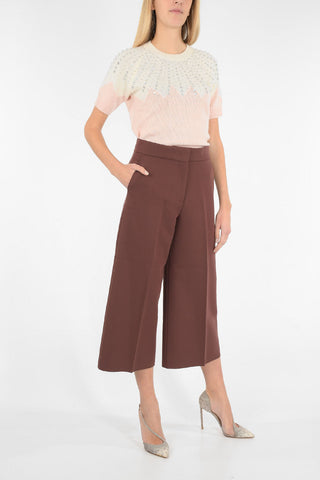 high-rise waist gaucho pants