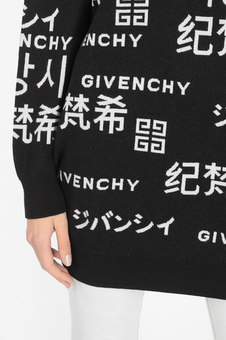 embroidered oversized sweater
