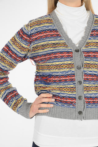 MM0 vintage effect cardigan