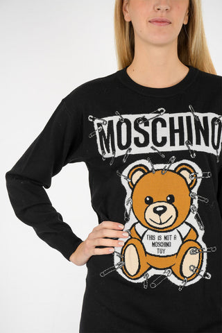 COUTURE! Knit TEDDY Embroidered Dress 