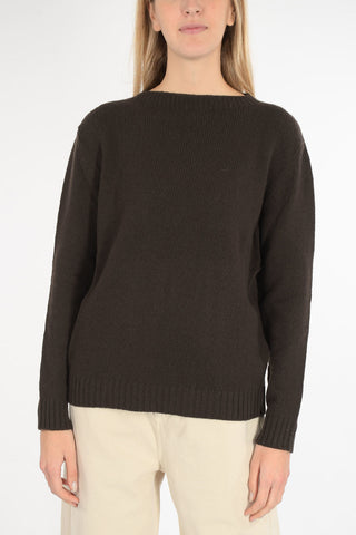virgin wool and cashmere crew-neck sweater