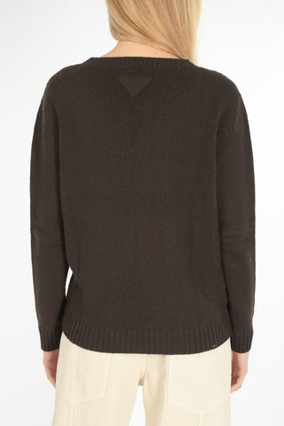 virgin wool and cashmere crew-neck sweater