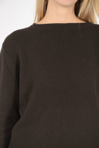 virgin wool and cashmere crew-neck sweater