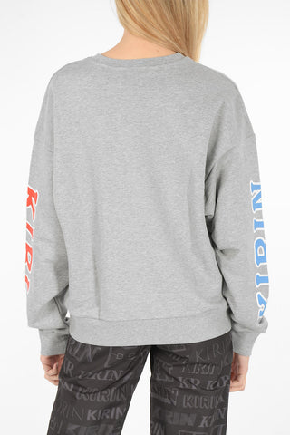 printed crew-neck sweatshirt