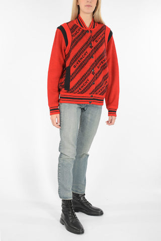 wool snap button varsity jacket