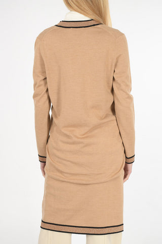 v-neck LONGLINE MADELINE cardigan