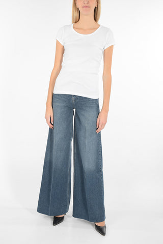 T-shirt girocollo in cotone