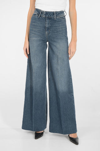 high-rise waist BERNADETTE flared jeans