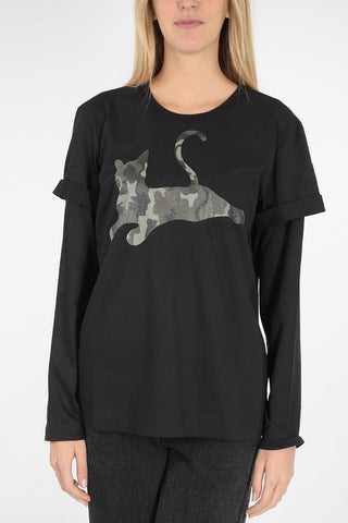 printed long sleeve t-shirt