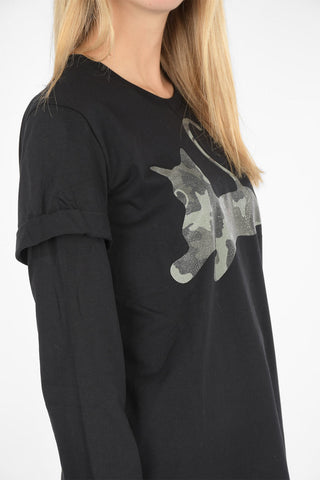 printed long sleeve t-shirt
