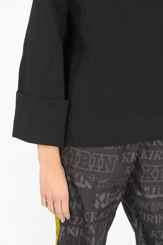 turtleneck oversized top