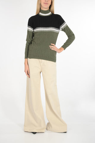 cashmere turtle-neck sweater