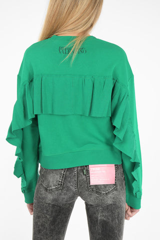 tiger printed crew-neck sweatshirt