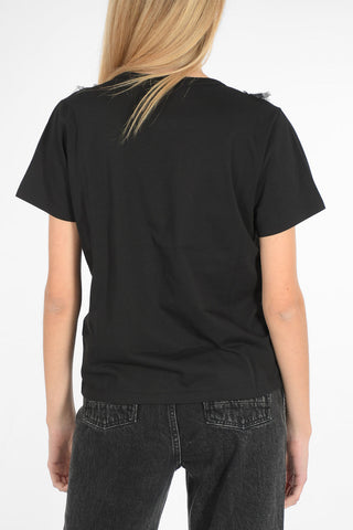 tulle point d’esprit detail t-shirt