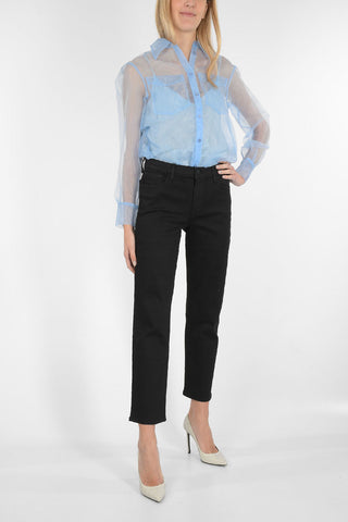 Mid-rise waist ADELE straight fit jeans
