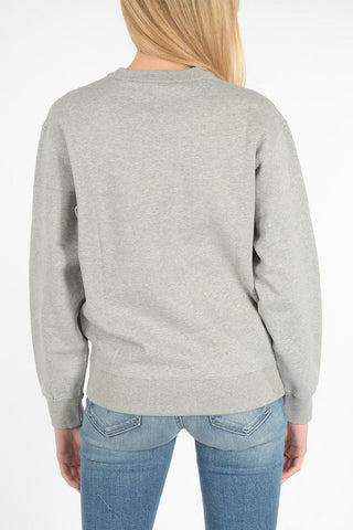 embroidered crew-neck sweatshirt