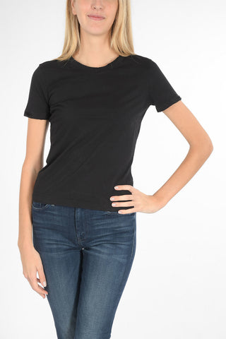 Vintage effect crew-neck t-shirt