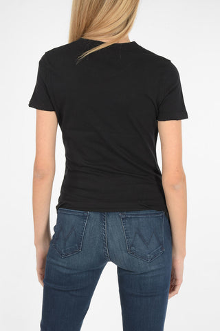 Vintage effect crew-neck t-shirt