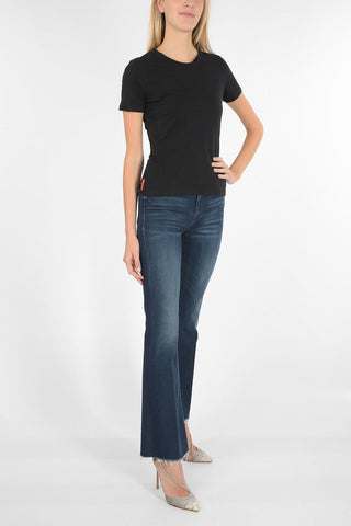 Vintage effect crew-neck t-shirt