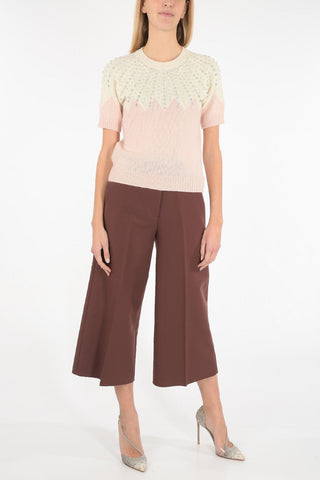 maglia in cashmere e con strass
