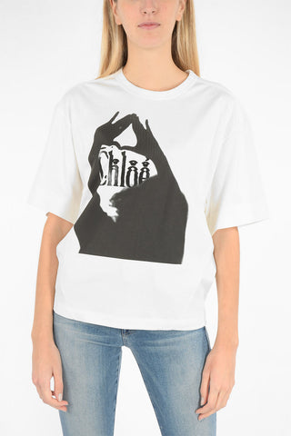 printed crew-neck t-shirt