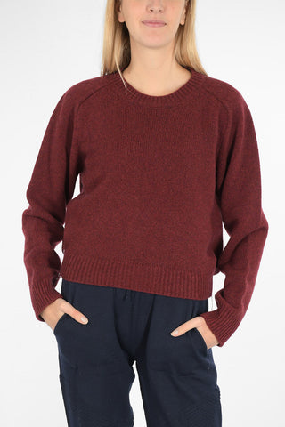 MM1 asymmetrical crew-neck sweater