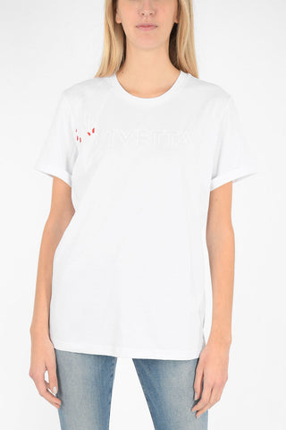 embroidered crew-neck t-shirt