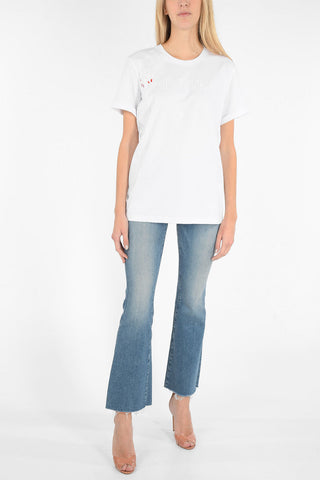embroidered crew-neck t-shirt