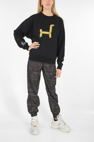 baloon printed oversized sweatshirt