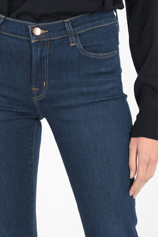 Mid-rise waist SELENA bootcut cropped jeans