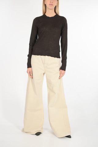 ICON Buttoned Back Cashmere Sweater