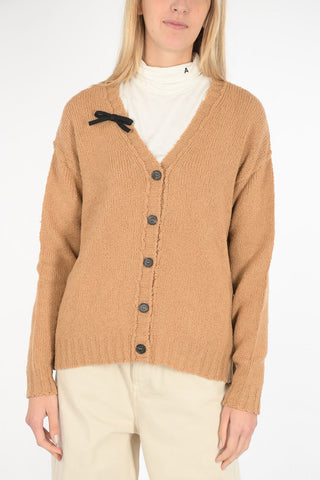 virgin wool v-neck cardigan