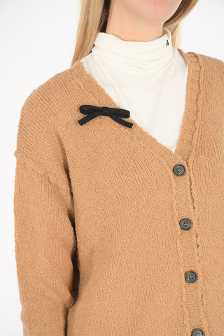 virgin wool v-neck cardigan