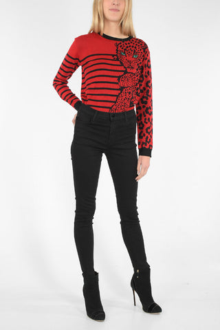 high-rise waist MARIA skinny fit jeans