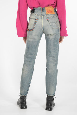 HERON PRESTON jeans slim fit 501 stone washed a vita regolare