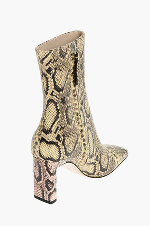 8cm Python Printed ISA Booties