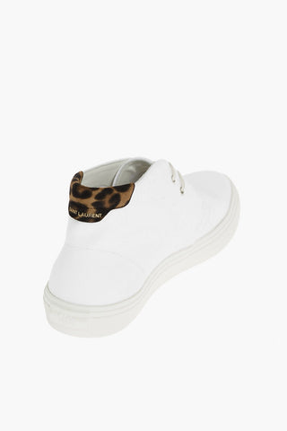 Fabirc OLONA Sneakers with Leather Detail