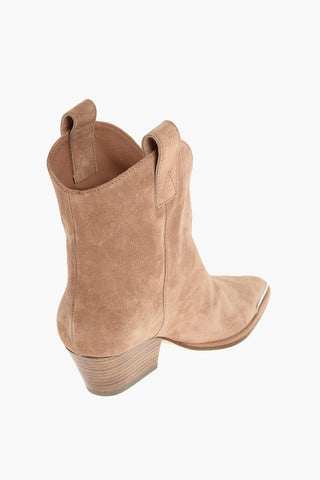 5cm Suede Leather CARLA Ankle Boots