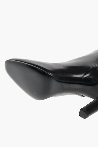 9cm Leather JANE Pull on Boots