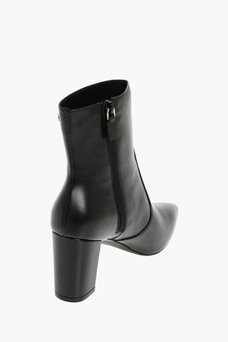 7,5cm Leather Zipped LINARIA Booties