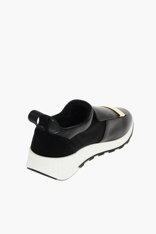 Sneakers RUNNING in Pelle e Tessuto