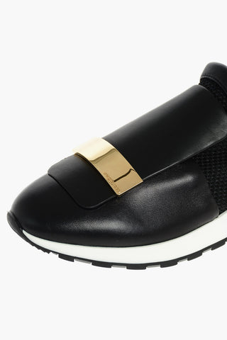 Sneakers RUNNING in Pelle e Tessuto