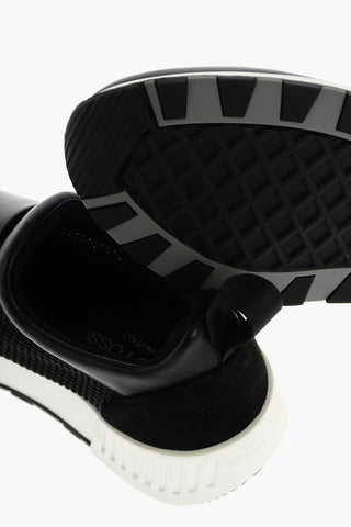 Sneakers RUNNING in Pelle e Tessuto