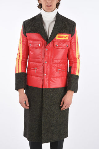 MAN PIRELLI snap button Chesterfield coat