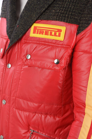 MAN PIRELLI snap button Chesterfield coat